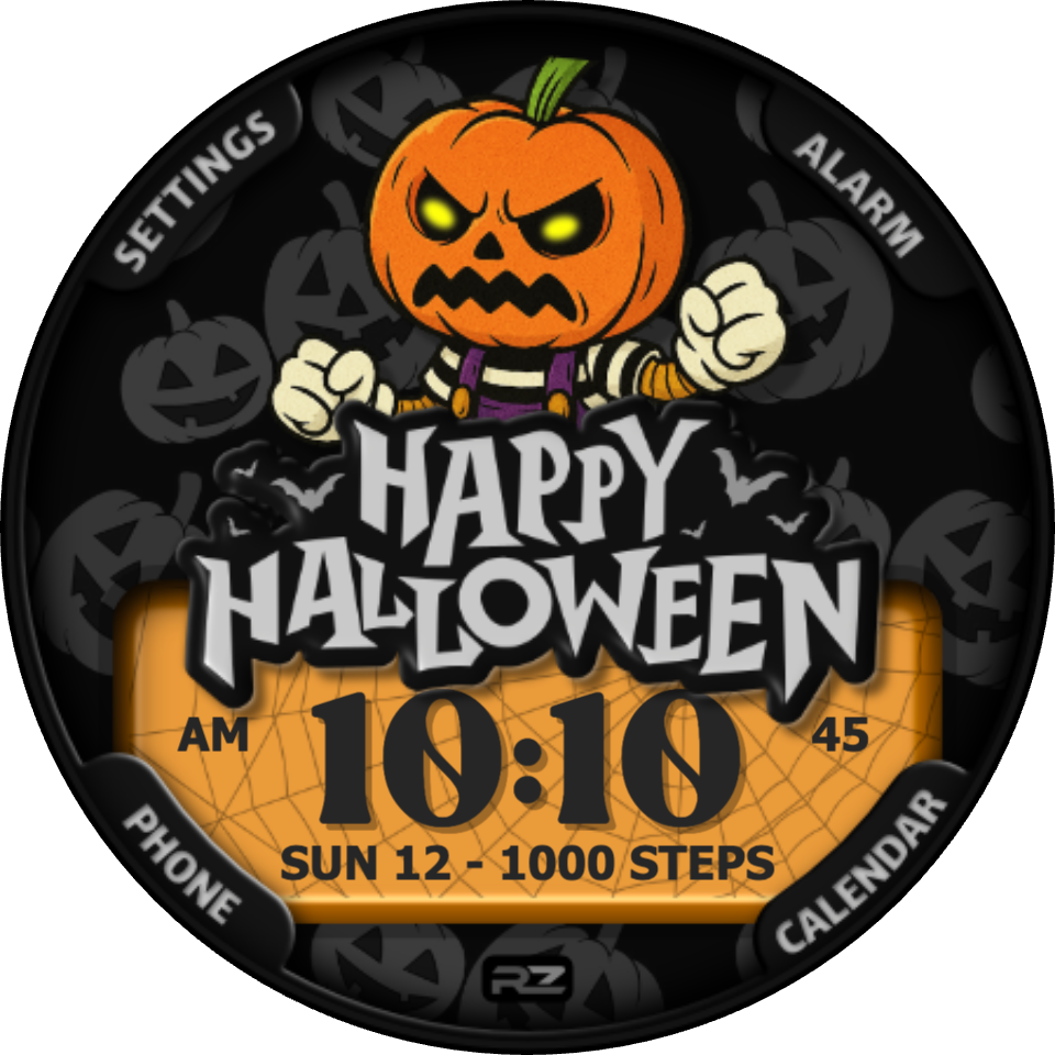 RZ Spoompkin 
 Halloween watch face
