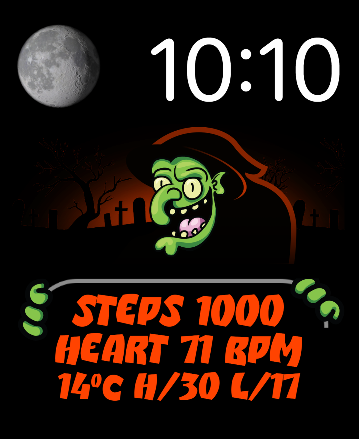 WITCH Watch Face Preview